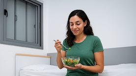 אכילה בריאה בזמן מלחמה-אילוסטרציה AI