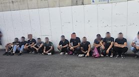 שוהים בלתי חוקיים, צילום: דוברות המשטרה