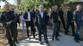 נתניהו בניר עוז, צילום: קובי גדעון לע"מ