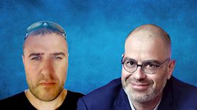 חגי רזניק (מימין) ואמיר ראחל אלהייב, צילום: מכון ריפמן