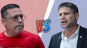 בן כספית ובצלאל סמוטריץ, צילום: אורן בן חקון, יונתן זינדל פלאש 90