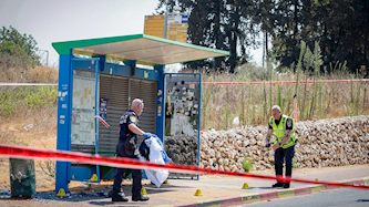 פיגוע דריסה באזור כפר יונה, צילום: פלאש 90/ טל גל