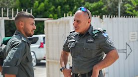 אחיה של קים דוקרקר ז"ל מתגייס למג"ב, צילום: דוברות המשטרה