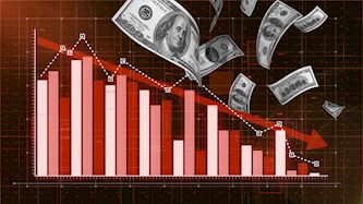 מניות בירידה- אילוסטרציה, צילום: shutterstock