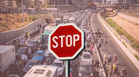 חסימות כבישים במוקדים שונים ברחבי הארץ, צילום: פלאש 90/ אריק מרמור