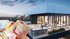 הדמיות של הפנטהאוז בפרויקט "אביב בגבעתיים", צילום: 3DVISION