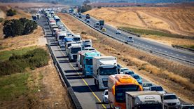 פקק בכביש 6, צילום: יוסי אלוני, פלאש 90