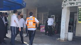 שריפה במסעדה בבני ברק, צילום: איחוד והצלה