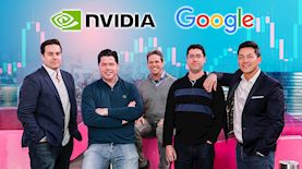 מייקל ווינג - נשיא VAST Data, רנן חלק - מייסד ומנכ"ל VAST Data, שחר פיינבליט -מייסד וסמנכ"ל הטכנולוגיות של VAST Data, אייברי פאם - סמנכ"ל תפעול ב-VAST Data וג'ף דנוורף – סמנכ"ל שיווק ב-VAST Data, צילום: ואסט דאטה