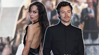 הארי סטיילס וזואי קרביץ, צילום: shutterstock, אינסטגרם/ zoeisabellakravitz