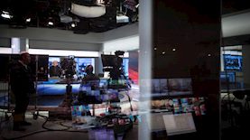 אולפן טלוויזיה, צילום: מרים אלסטר/פלאש 90