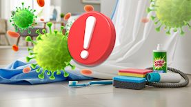 חיידקים והיגיינה בבית-אילוסטרציה AI, צילום: shutterstock