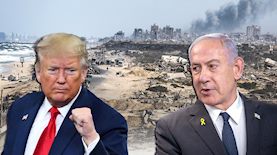 בנימין נתניהו, דונלד טראמפ, צילום: פלאש 90/ חיים גולדברג, עלי חסן, shutterstock