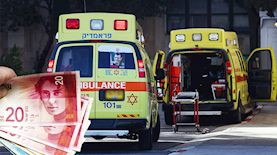 אמבולנס, צילום: פלאש 90/ חיים גולדברג, shutterstock
