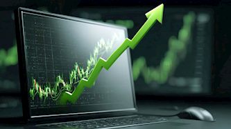 מניות עולות-אילוסטרציה AI, צילום: shutterstock