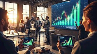 עליות במניות-אילוסטרציה AI, צילום: shutterstock