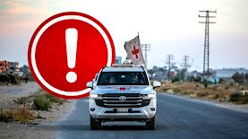 הצלב האדום, צילום: פלאש 90/ עלי חסן, shutterstock