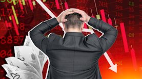 איש עסקים בחובות-אילוסטרציה, צילום: shutterstock