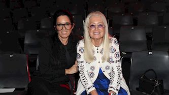 מרים אדלסון ובתה יסמין לוקץ, צילום: אור גפן