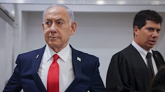 בנימין נתניהו בבית המשפט, צילום: פלאש 90/ מרים אלסטר