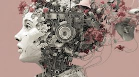 בינה מלאכותית ויצירתיות-אילוסטרציה AI