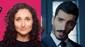 עידו קציר ואפרת שפסר פרבר, צילום: יפעת ורציק פרץ, מסך