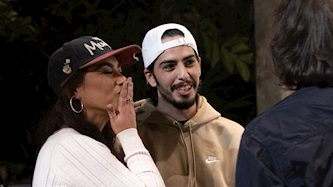 מתן צנגאוקר ובת זוגו, צילום: פלאש 90/ מרים אלסטר