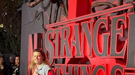 דילן דרור בפרימיירה של "דברים מוזרים", צילום: יחצ