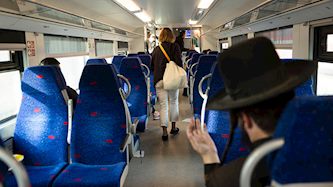 רכבת ישראל, צילום: פלאש 90/ חיים גולדברג