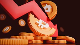 הביטקוין יורד, צילום: shutterstock