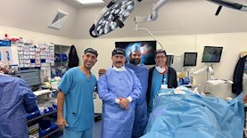 הצוות הרפואי, לאחר ההשתלה, צילום: באדיבות המרכז הרפואי לגליל