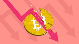 הביטקוין בירידה, צילום: shutterstock