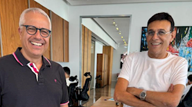 רוני מאנה ואורן הלמן, צילום: באדיבות המצלם