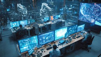 בינה מלאכותית ותעשייה-אילוסטרציה AI