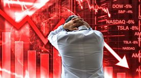 מניות בירידה- אילוסטרציה, צילום: shutterstock