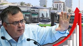 דוד ביטן ומחירי התחבורה ציבורית, צילום: פלאש 90/ יונתן זינדל, shutterstock