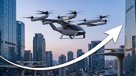 מוניות מעופפות-אילוסטרציה AI