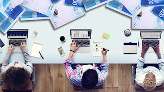 עובדים בהייטק-אילוסטרציה, צילום: shutterstock