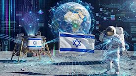סטארטאפים ישראלים ומשימות בחלל-אילוסטרציה AI