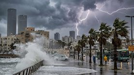 סופה בישראל-אילוסטרציה AI