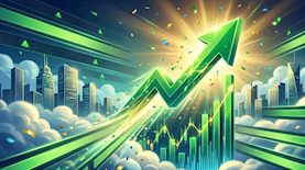 מניות עולות-אילוסטרציה AI