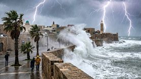 סופה בישראל-אילוסטרציה AI