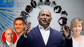 ירון זליכה על נפתלי בנט, צילום: פלאש 90/ אבשלום ששוני, shutterstock, ויקיפדיה/ תומר יעקבסון, קבוצת שטראוס