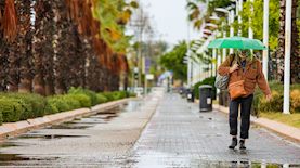 סופת ביירון בישראל, צילום: פלאש 90