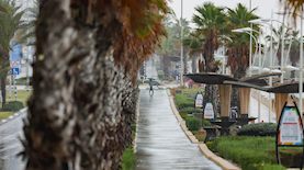 סופת ביירון בישראל, צילום: פלאש 90