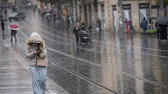 סופת ביירון בירושלים, צילום: פלאש 90/ חיים גולדברג