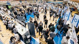 יריד לשילוב פצועי כוחות הביטחון במעגל התעסוקה, צילום: ניר עמוס באדיבות ארגון נכי צה"ל