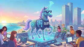 סטארטאפ ישראלי-אילוסטרציה AI