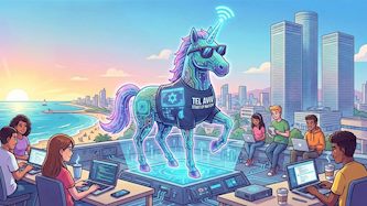 סטארטאפ ישראלי-אילוסטרציה AI