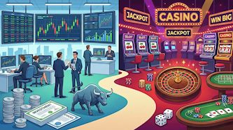 קזינו ווול סטריט-אילוסטרציה AI